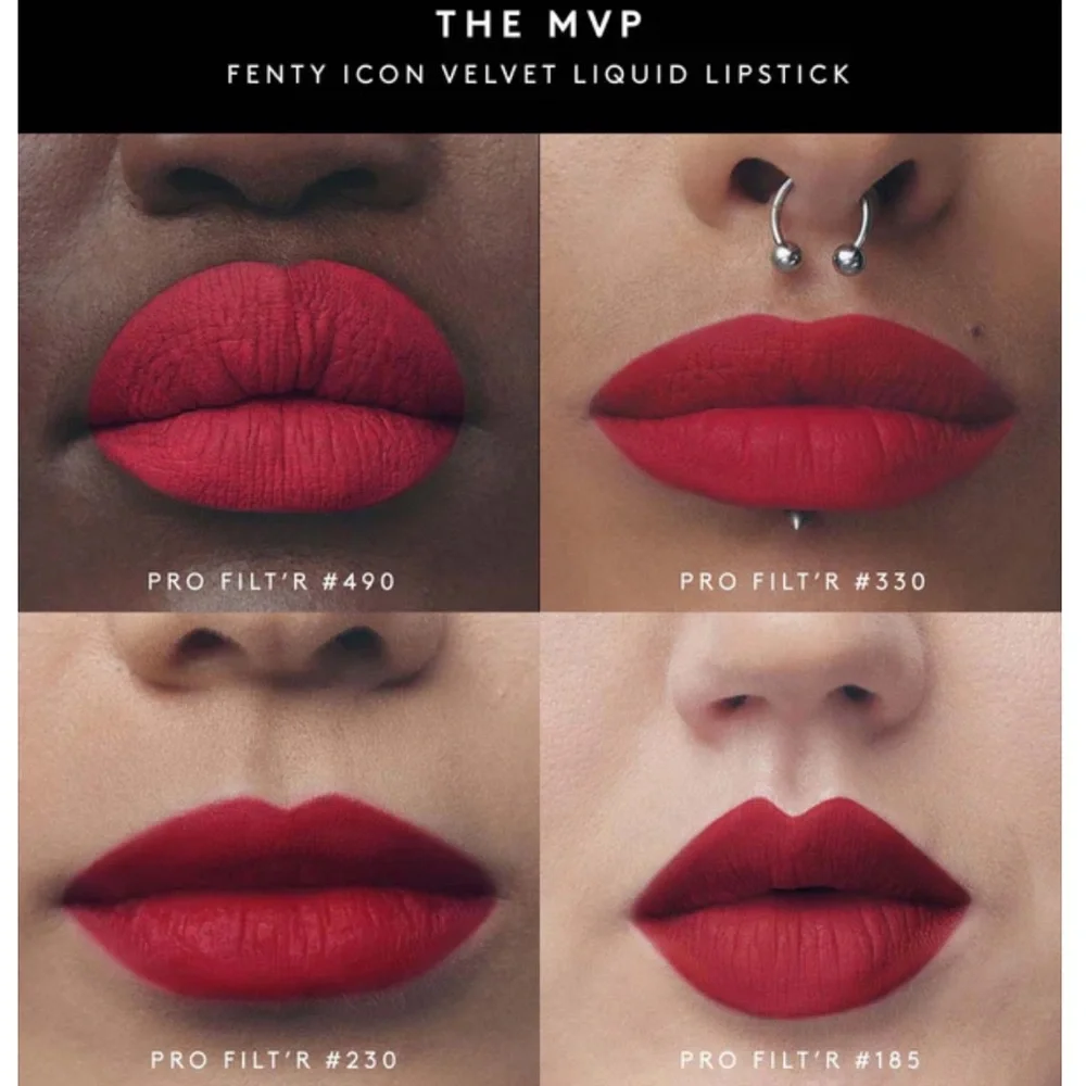 Fenty Beauty 6 Piece EXCLUSIVE DROP BOX: ROSY EDITION Set Bundle